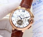 Replica Cartier Ballon Bleu Perpetual Calendar Rose Gold Watch 45mm